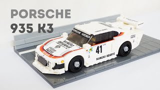 Kremer Porsche 935 K3  Custom Lego Speed Champions MOC [upl. by Einnad272]