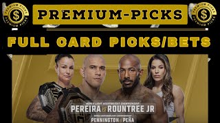 UFC 307 Full card picksbets [upl. by Llener323]