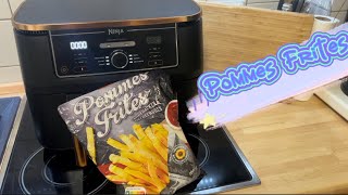 Pommes Frites aus der Heißluftfritteuse  Airfryer Ninja Rezepte [upl. by Einneb]