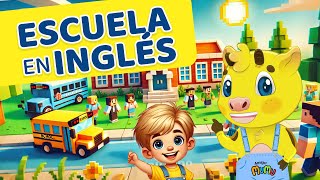 INGLÉS PARA NIÑOS  PARTES DE LA ESCUELA EN INGLÉS  APRENDER INGLÉS [upl. by Miett]