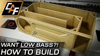 How to Build a TLine Subwoofer Box [upl. by Stig]