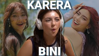 Reaction to BINI  Karera MV Dance Practice and LIVE on Wish 1075 Bus [upl. by Elyr]