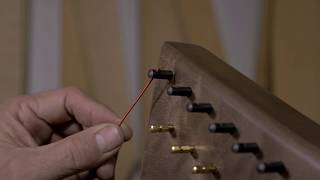 Stringing a Harp in Under 30 Seconds [upl. by Nylaras]