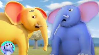 EK MOTA HATHI JHOOM KE CHALA MOST POPULAR HINDI NURSERY RHYMES FOR KIDS [upl. by Arlie]