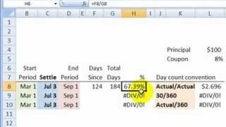 FRM Day count conventions for bonds [upl. by Norac]