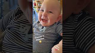 Sweet Baby Laughing littlesweethearts baby cute adorable babylaughing [upl. by Starbuck]