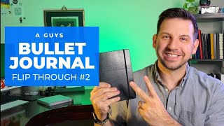 One Guys Bullet Journal  Second Flip Through of A Mans Bullet Journal [upl. by Sarah705]