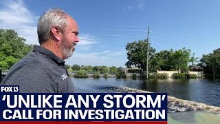 State Senator calls for investigation after Sarasota flooding [upl. by Aurelius520]