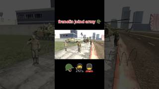 Franclin joind army 🪖  in Indian Bike Driving 3 d  shortsviralvideoindianbikedriving3d [upl. by Barstow]