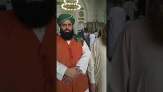 Sahibzada Pir Syed Munawar Hussain Bukhari at Masjid Quba Madinah Munawara 240916 [upl. by Adnahsal]