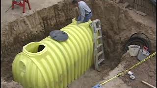 Installing a Rainwater Cistern [upl. by Ner]