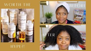 1 YEAR UPDATE Olaplex REVIEW amp DEMO on Type 4 Hair  Testing No8 vs 4in1  Before amp After [upl. by Atolrac]