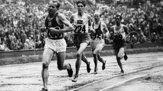 A Breathtaking finish between Emil Zátopek and Gaston Reiff in the 5000m  London 1948 Olympics [upl. by Zaria]