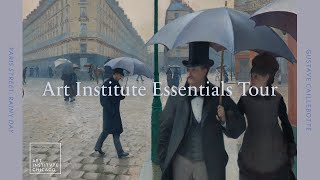 Gustave Caillebottes Paris Street Rainy Day  Art Institute Essentials Tour [upl. by Giamo787]