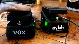 Löpes  Wah comparison  VOX 845 mod vs Cry Baby Classic [upl. by Genna]