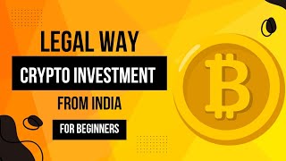 LEGAL WAY CRYPTO INVESTMENT PROCEDURE  BEGINNER TUTORIALS IN TAMIL [upl. by Byron]