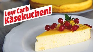 Käsekuchen zum Abnehmen Der leckerste Low Carb Käsekuchen der Welt • KochMit [upl. by Eseela]