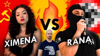 XIMENA VS RANA BANEADA  Comunismo contra Nacional Socialismo [upl. by Anotyal]