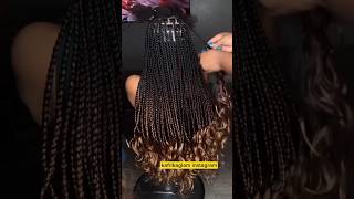 las trenzas africanas más bonitas del mundo 🌎 trenzasafricanas boxbraids pasoapaso trenzas [upl. by Mark]