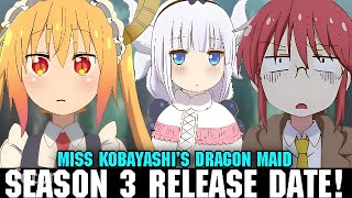 MISS KOBAYASHI’S DRAGON MAID SEASON 3 RELEASE DATE  Situation [upl. by Calla]