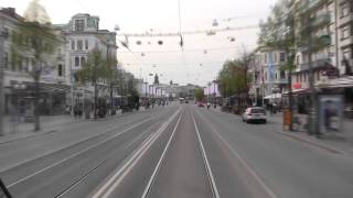 Spårvagn Linje 3  Tram line 3 in Gothenburg hela turen på 10 minuter [upl. by Rickert137]