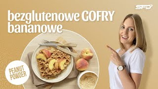 Bezglutenowe gofry bananowe  PEANUT POWDER NATURAL [upl. by Nahs]