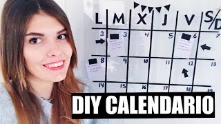 DIY CALENDARIO TRANSPARENTE [upl. by Dyke]