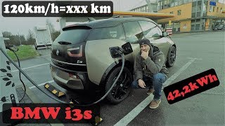 BMW i3s 120ah 422kWh  Winterreichweite Autobahn [upl. by Elvyn]