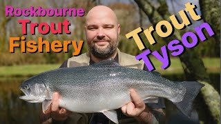 Rockbourne Trout Fishery Competition  I Catch Trout Tyson Incredible Hard Fighting Blue Trout [upl. by Pip611]