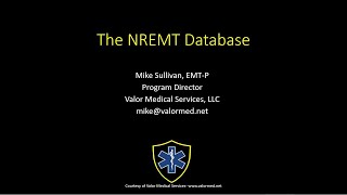 Entering Courses into the NREMT database [upl. by Enerod]