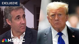 See Michael Cohens first reaction to Trumps historic guilty verdict  MSNBC Exclusive [upl. by Eneja]