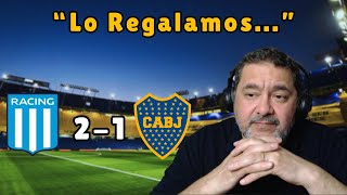 Ojo De Traverso quotDe Visita Nos Cuestaquot Racing vs Boca [upl. by Deerc]