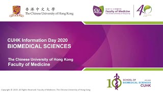 CUHK Information Day 2020  Admission Talk and Programme Consultation [upl. by Aicilra]