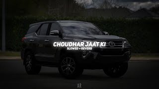 Choudhar Jaat Ki Slowed  Reverb  Raju Punjabi  BARATO NATION [upl. by Imij723]