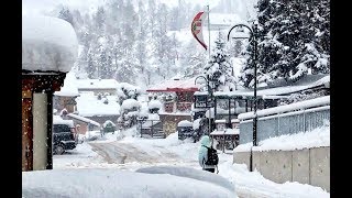 Es schneit Saalbach Hinterglemm im Winter 2018 [upl. by Schott]