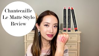 Chantecaille Le Matte Stylo Lipsticks Review [upl. by Loraine]