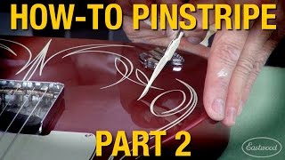 How To Pinstripe Custom Pinstripes with Rick Harris amp Kevin Tetz  Pt2 of 3  Eastwood [upl. by Neirual]