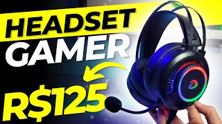 MELHOR Headset Gamer 71 BOM e BARATO CUSTO BENEFICIO 2021  Review Dareu EH416 [upl. by Runck652]