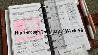 Flip Through Thursday  Week 46  November 2024  Pink Planner Girl [upl. by Esertal342]