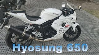 Review Hyosung 650 GTR 2012 [upl. by Britta]