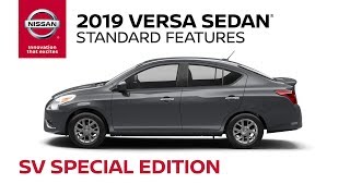 2019 Nissan Versa Sedan SV Special Edition  Model Review [upl. by Rosenfeld]