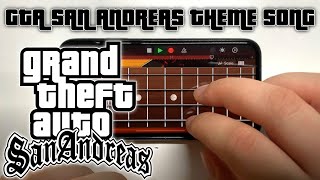 GTA San Andreas on iPhone GarageBand [upl. by Alleber146]