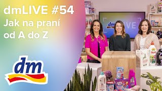 dmLIVE 54 Jak na praní od A do Z  dm drogerie [upl. by Innor]