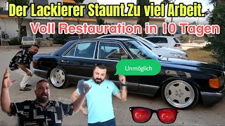 Türkische Lackierer will mehr Kohle Der Benz ist totW126 Oldtimer [upl. by Faxen]