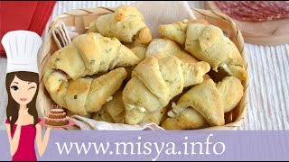 Cornetti salati la ricetta di Misya [upl. by Assilaj]