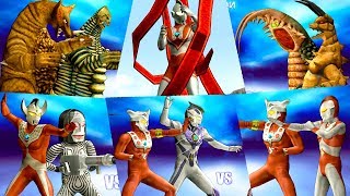 Ultraman Legend amp Cosmos TAG Team Mode ★Play ウルトラマン FE3 [upl. by Noiemad]