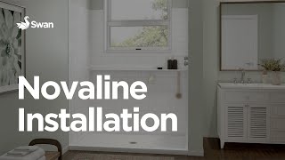 Installation Video Swan Novaline Shower Walls [upl. by Neleag655]