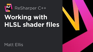 Working with HLSL shader files in ReSharper C [upl. by Ridinger613]