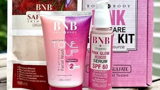 BNB pink glow products honest reviewnishookhan FarjanaDrawingAcademy [upl. by Enelyahs]