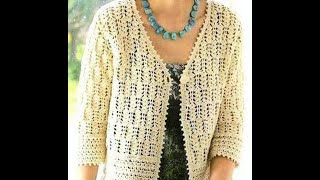 🌿 Descubre la Elegante Puntada de la chaqueta en Crochet ¡Dale Vida a tus Proyectos [upl. by Ellienad]